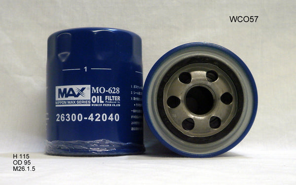Wesfil Oil Filter - WCO57 (Z630)
