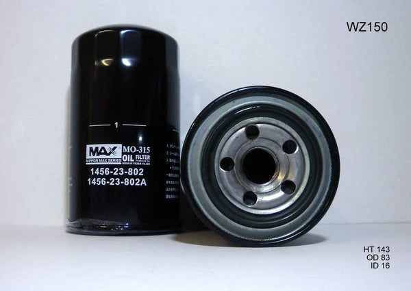 Wesfil Oil Filter - WZ150NM (Z150)