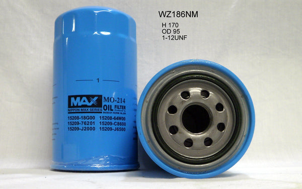 Wesfil Oil Filter - WZ186NM (Z186)