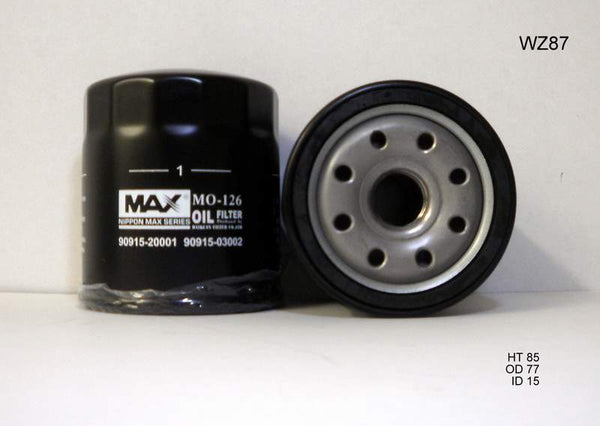 Wesfil Oil Filter - WZ87NM (Z87)