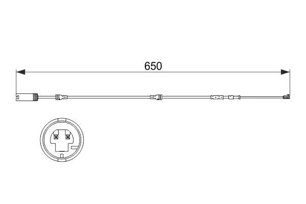 Brake Pad Wear Sensor [Fits: BMW] - AP841