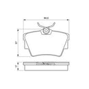 Bosch Disc Brake Pad Set - BP378